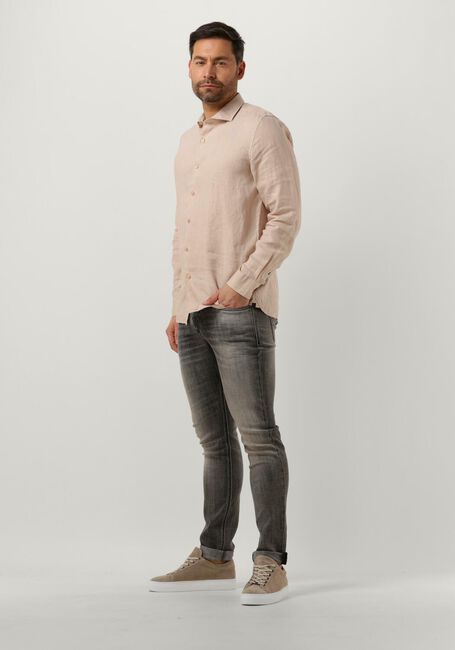 Lichtroze DSTREZZED Casual overhemd JAGGER SHIRT LINEN - large