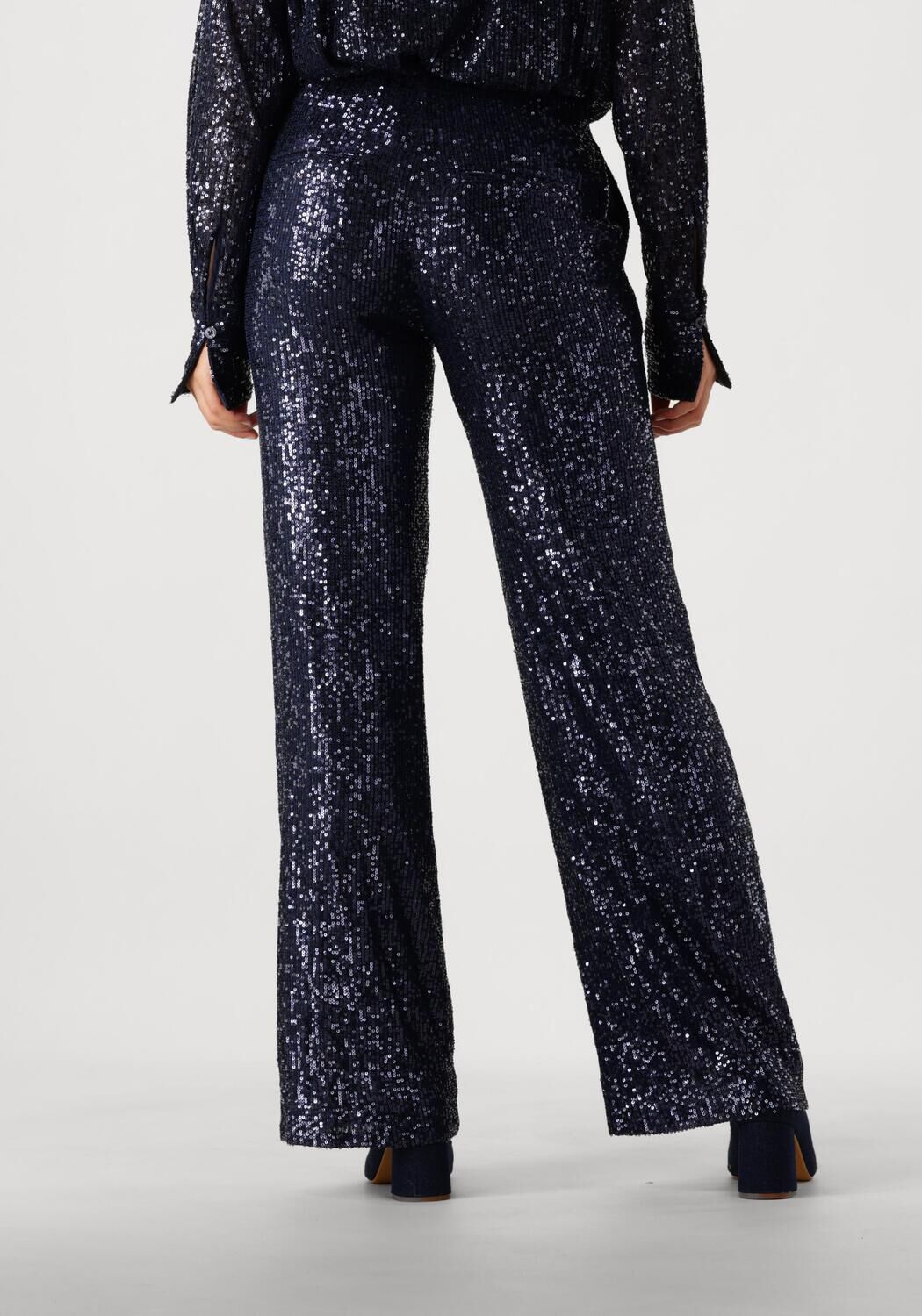 SECOND FEMALE Dames Broeken Moonshine Trousers Blauw