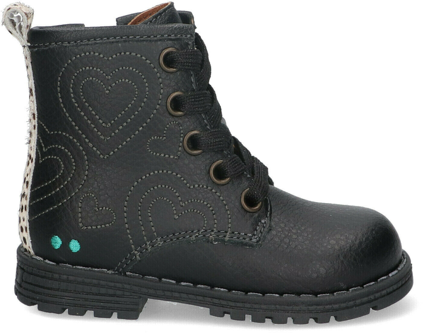 Zwarte BUNNIESJR Biker boots TESS TROTS - medium
