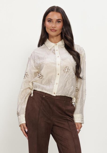 Ecru NUKUS Blouses AALIYA BLOUSE EMBROIDERY - large