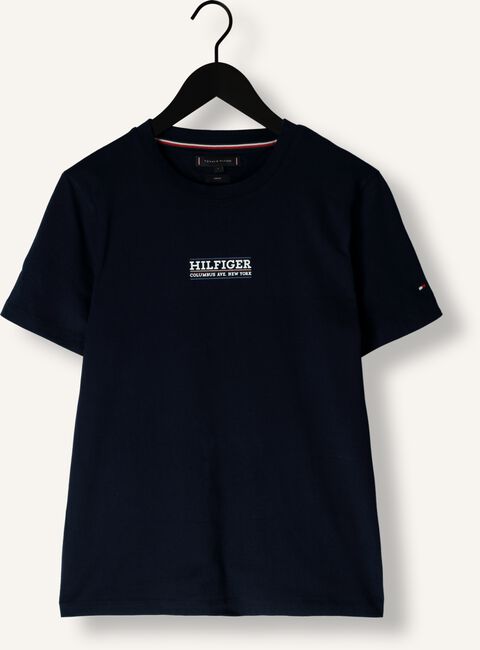 Donkerblauwe TOMMY HILFIGER T-shirt SMALL HILFIGER TEE Donkerblauwe TOMMY HILFIGER T-shirt SMALL HILFIGER TEE - large