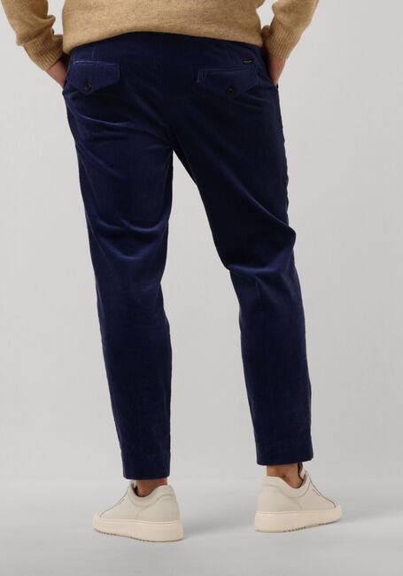 Blauwe SCOTCH & SODA Pantalon BLAKE PLEATED CORDUROY CHINO - large