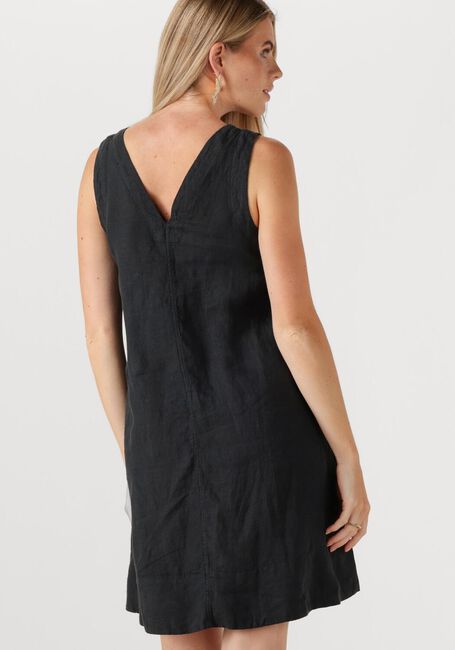 Zwarte SELECTED FEMME Mini jurk SLFLINNA SL SHORT LINEN DRESS - large