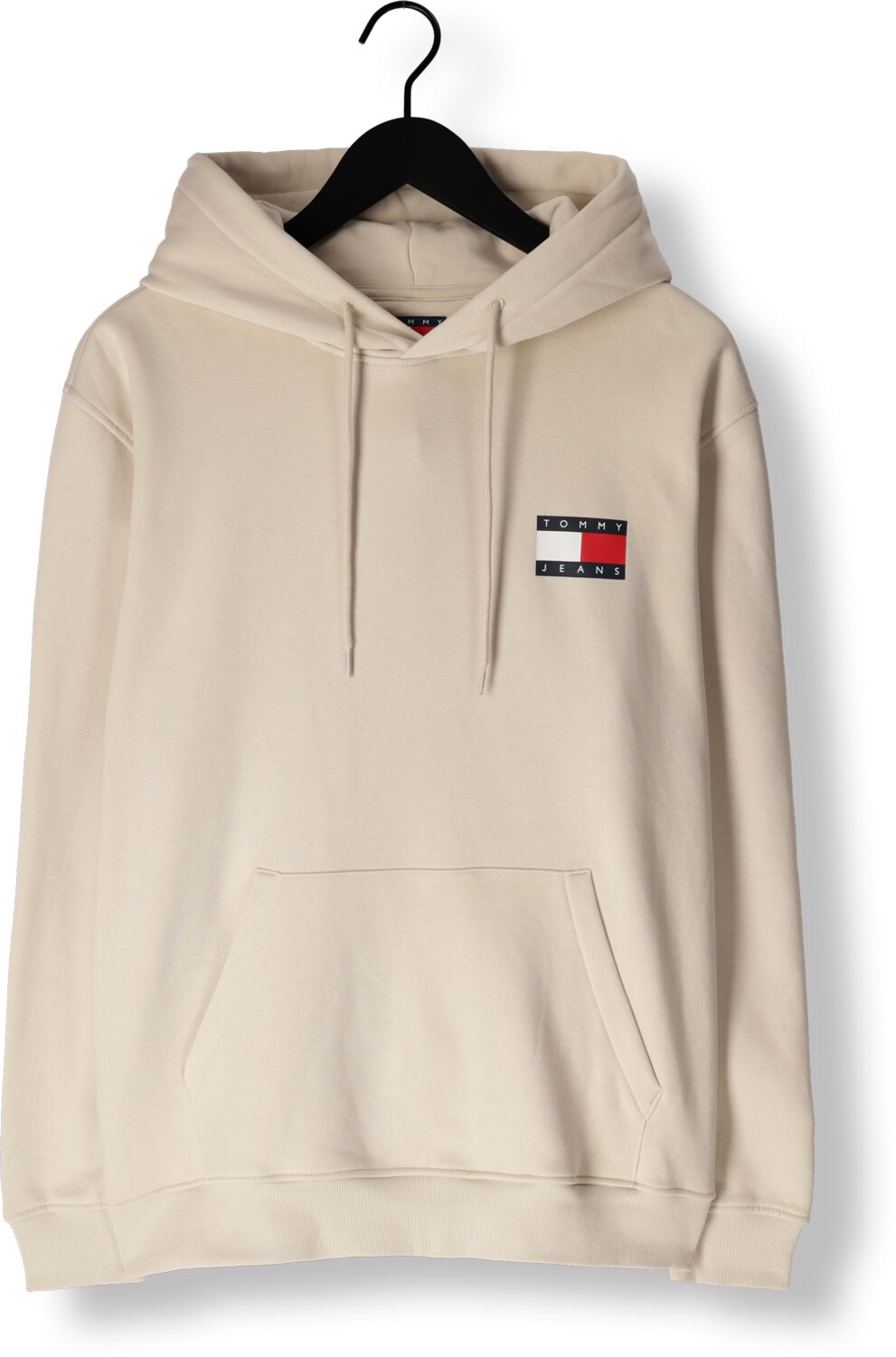 TOMMY JEANS Heren Truien & Vesten Tjm Reg Essential Flag Hood Ext Beige