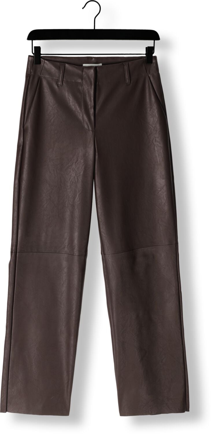 KNIT-TED Dames Broeken Naomi Pant Bruin