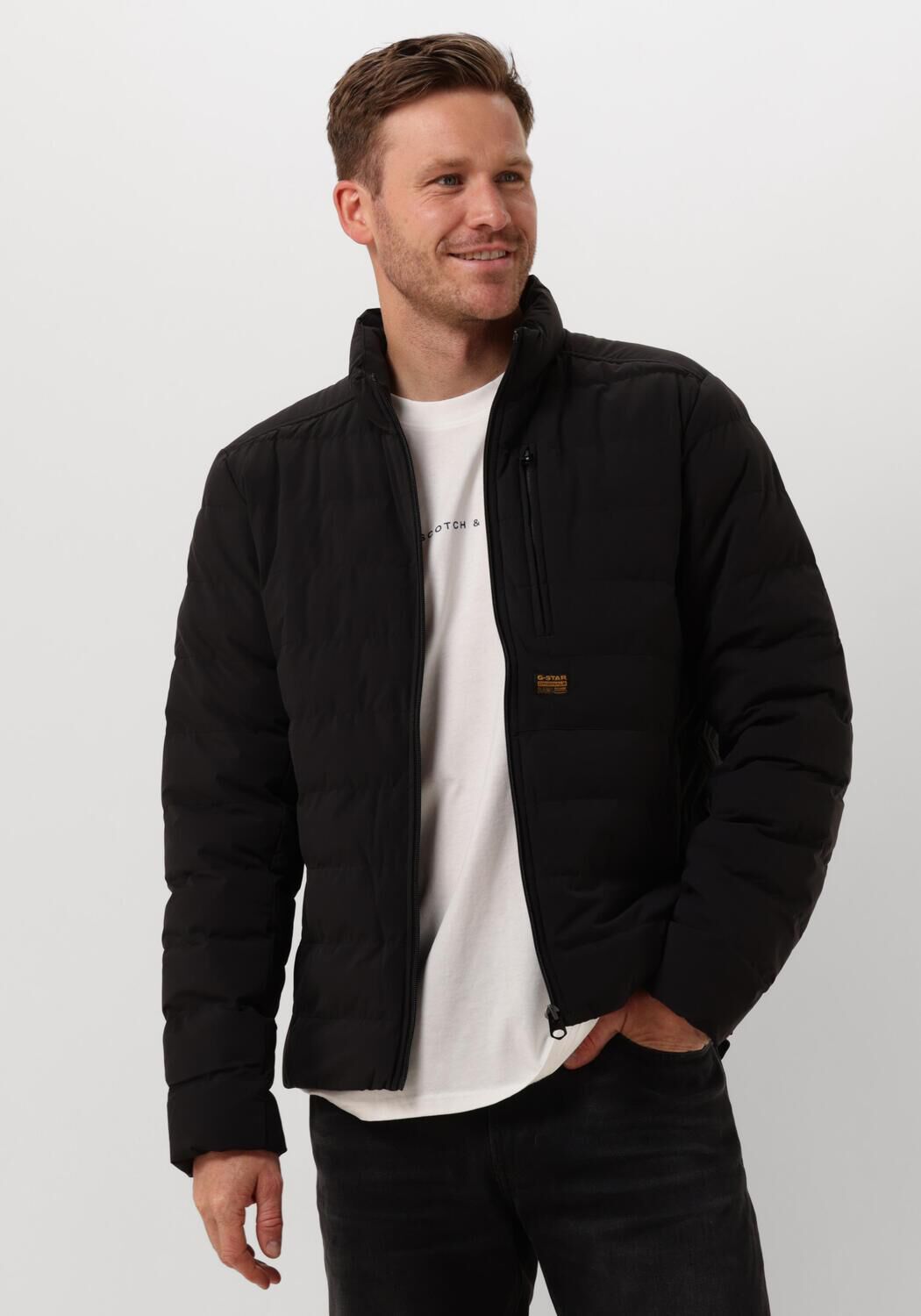 G-STAR RAW Heren Jassen Foundation Liner Jkt Zwart