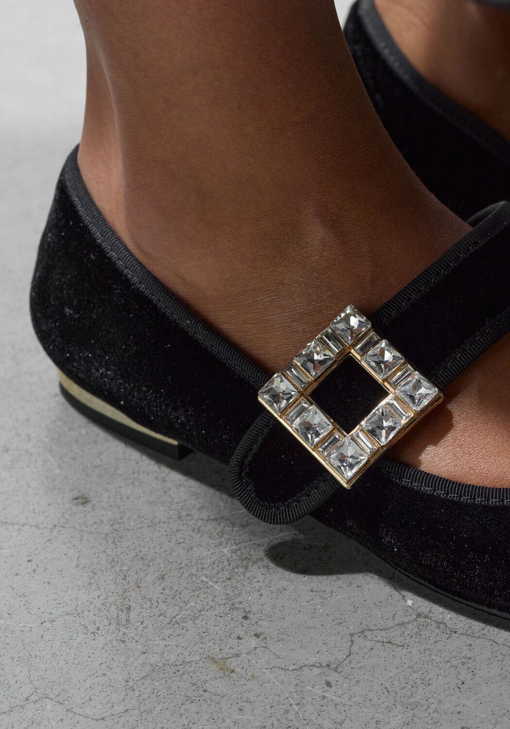 Zwarte STEFANO LAURAN Ballerina's BAILARINA ADORNO - large