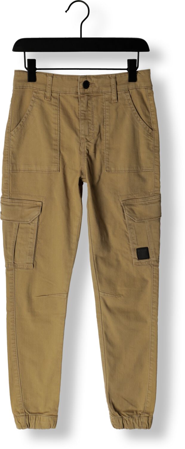 Retour Jeans tapered fit broek Milan licht camel Bruin Jongens Stretchkatoen 134 140