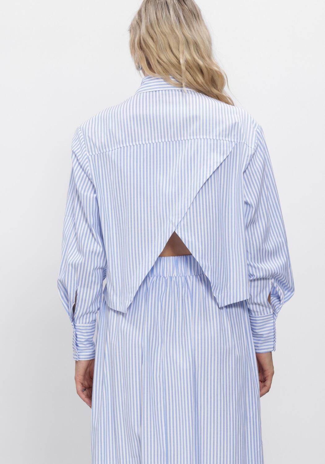 Lichtgrijze NOTRE-V Blouses NV-HERMELINDA - large