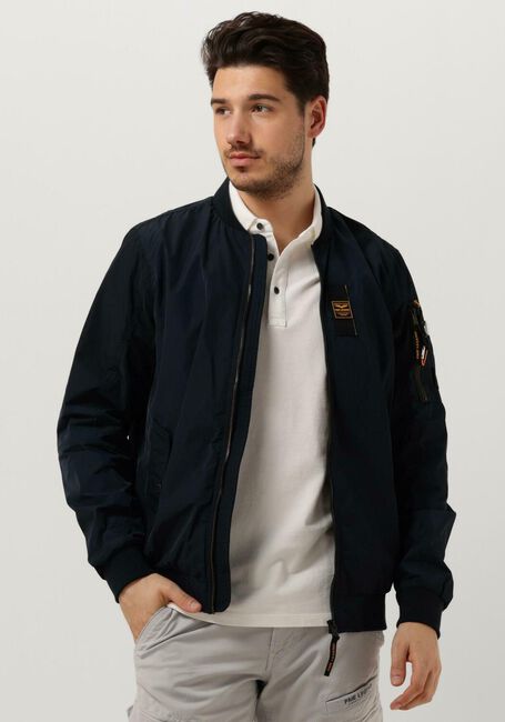 Donkerblauwe PME LEGEND Jack BOMBER JACKET GLAZER 2.O FLIGHTER - large