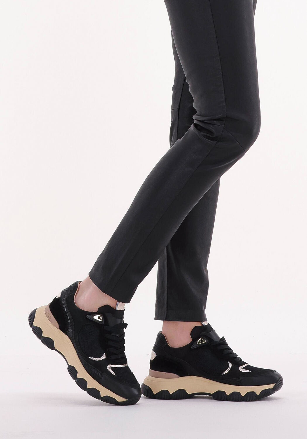 Zwarte VIA VAI Lage sneakers COCO TYE - large