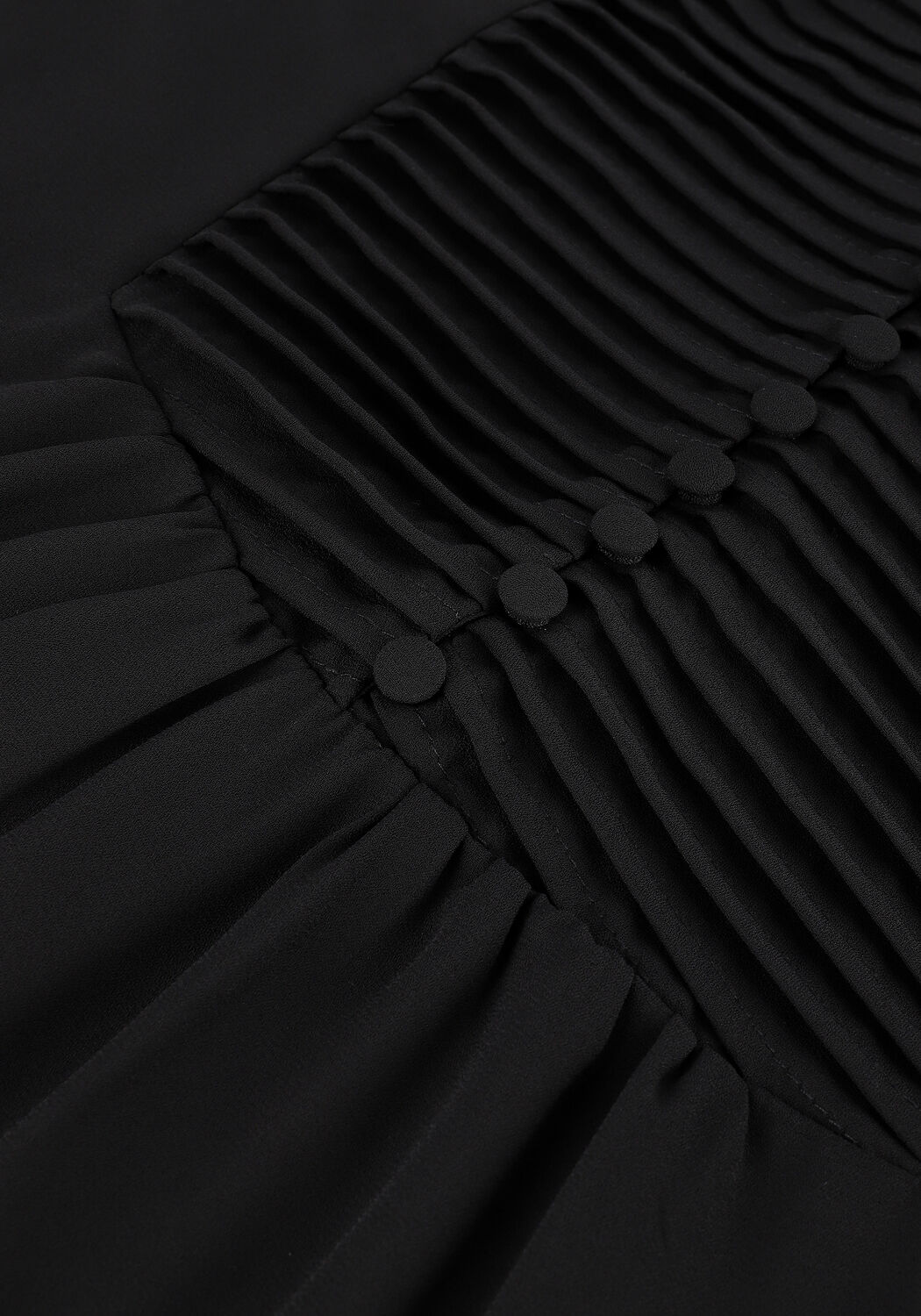 Zwarte BRUUNS BAZAAR Midi jurk CAMILLA FINES - large