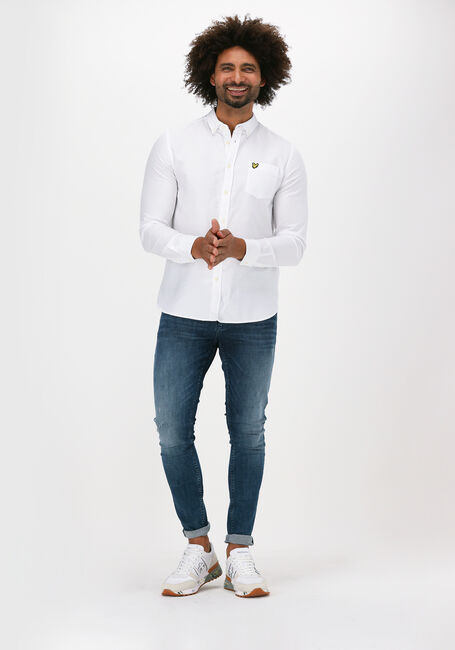 Witte LYLE & SCOTT Casual overhemd OXFORD SHIRT - large