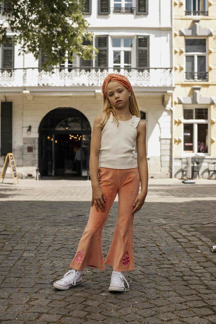 Oranje AMMEHOELA Flared broek AM-LIZZO-02 - large