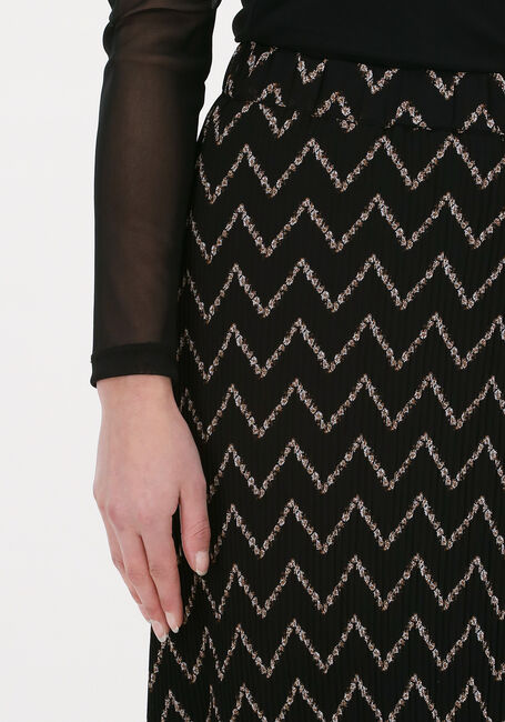 Zwarte MODSTRÖM Midirok NELLE PRINT SKIRT - large