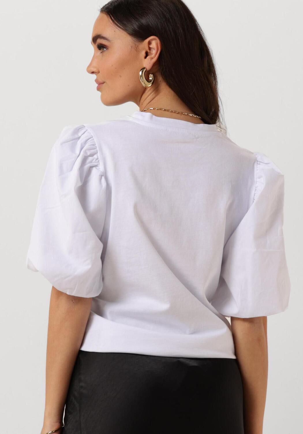 NOTRE-V Dames Tops & T-shirts Nv-dolf Puff Sleeve Top Wit