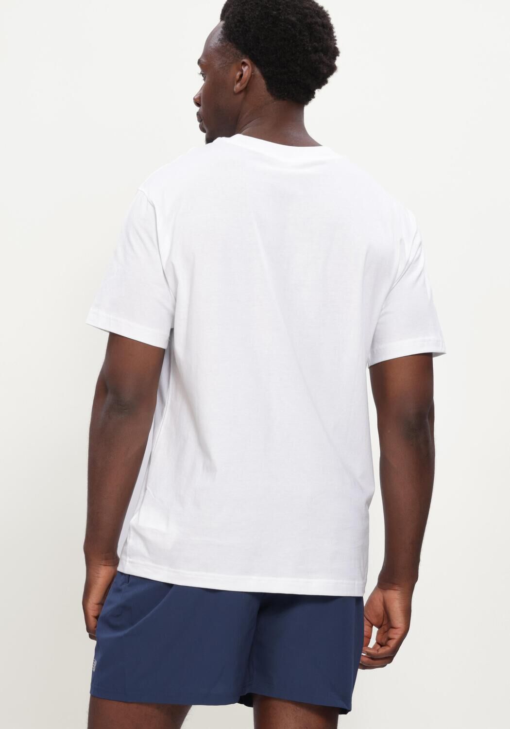 Witte NEW BALANCE Sportshirts SE CTN SS - large