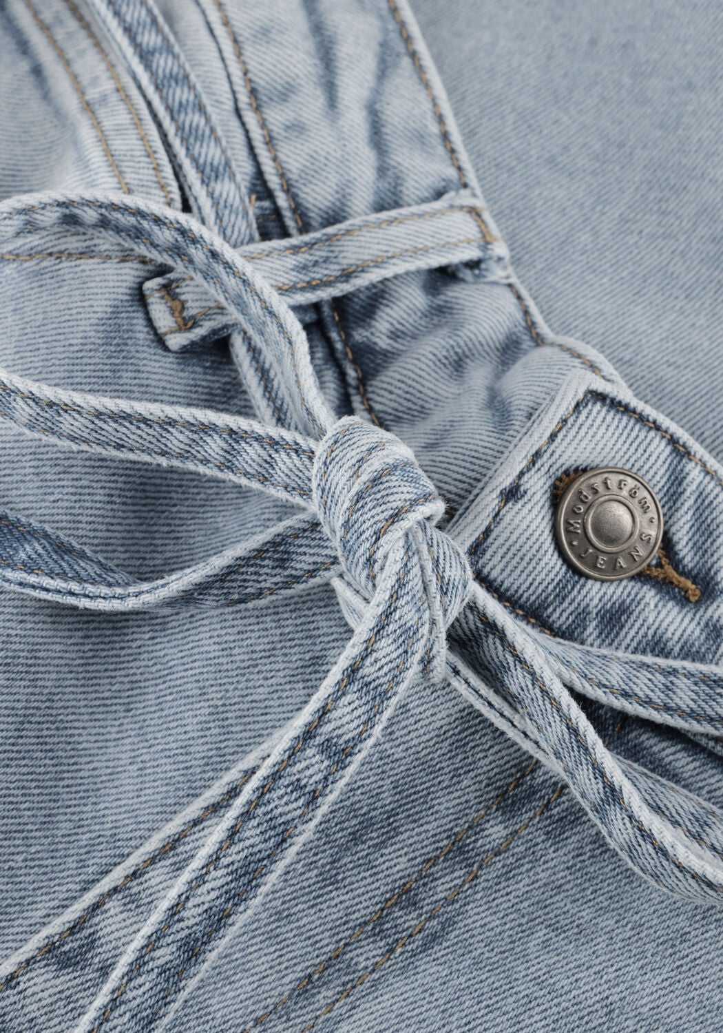 Blauwe MODSTR&Ouml;M Wide jeans ISOLDEMD SOLID PANTS - large
