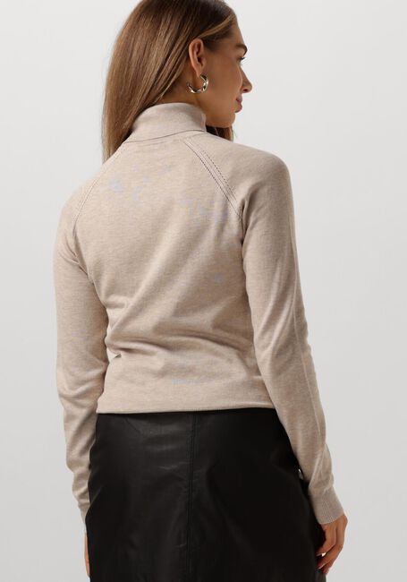 Beige SUMMUM Coltrui TURTLE NECK SWEATER SOFT VISCOSE POLYAMIDE KNIT - large