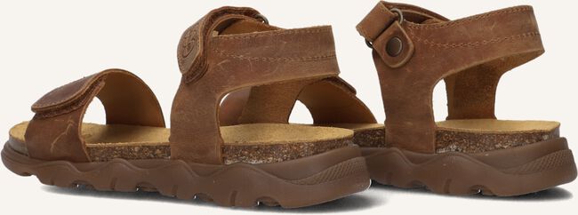Cognac DEVELAB Platte sandalen 48497 Cognac DEVELAB Platte sandalen 48497 - large