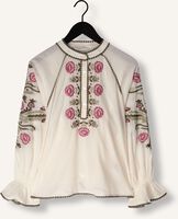 Gebroken wit SUMMUM Blouses TOP FLOWER EMBROIDERY Gebroken wit SUMMUM Blouses TOP FLOWER EMBROIDERY - medium