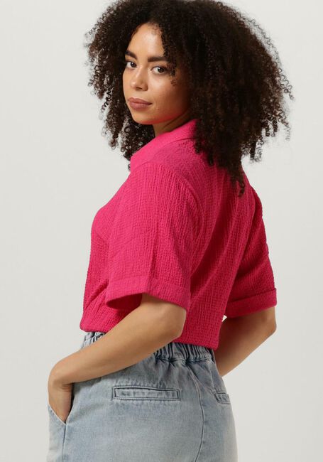 Roze ANOTHER LABEL Blouses BOIS COTTON SHIRT S/S - large