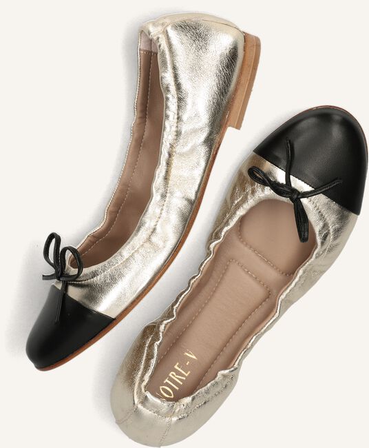 Gouden NOTRE-V Ballerina's 08-323 Gouden NOTRE-V Ballerina's 08-323 - large