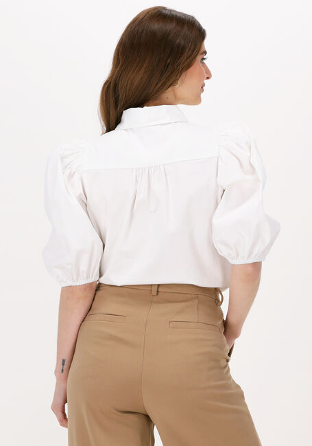 Witte NOTES DU NORD Blouses KIRA SHORT SLEEVE SHIRT - large