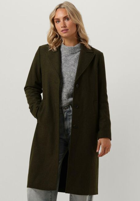 Groene SELECTED FEMME Mantel SLFALMA WOOL COAT - large