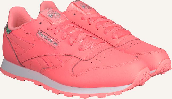 Roze REEBOK Lage sneakers CL LEATHER KIDS Roze REEBOK Lage sneakers CL LEATHER KIDS - large
