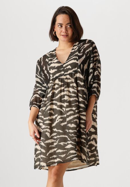 Zwarte BY-BAR Mini jurk PHILOU ZEBRA DRESS - large