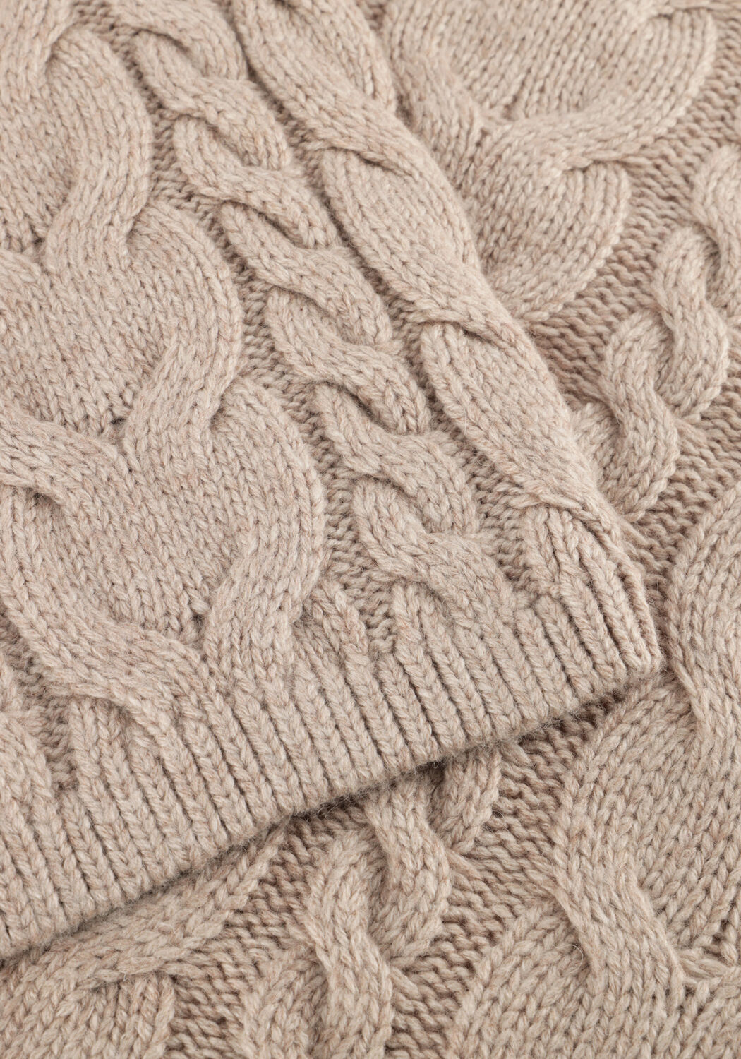 Beige ROUGE EDIT Trui ROUDARLENE LS O-NECK KNIT - large