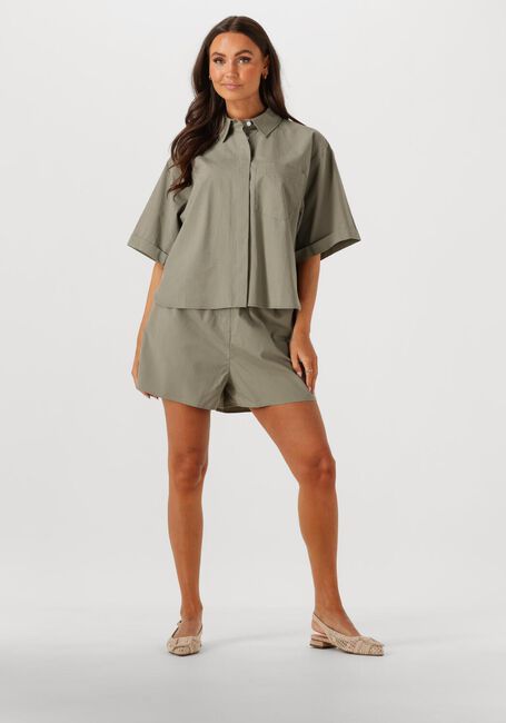 Groene WITHBLACK Blouses WBLGUNILLA SS SHIRT - large