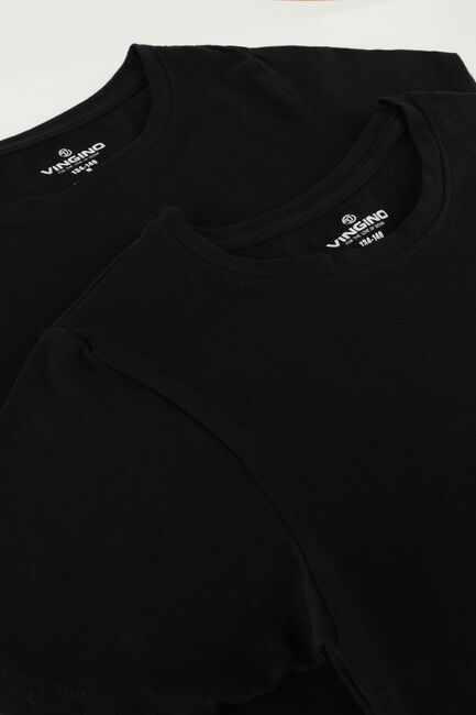 Zwarte VINGINO T-shirt BOYS T-SHIRT ROUND NECK (2-PACK) - large