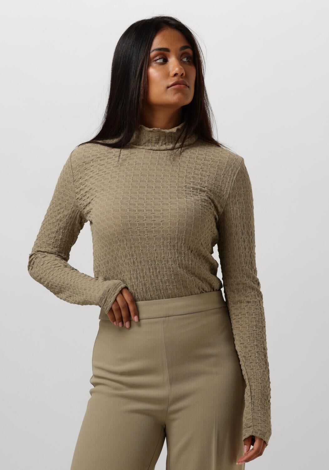 DANTE6 Dames Truien & Vesten Zane Structured Layering Top Groen