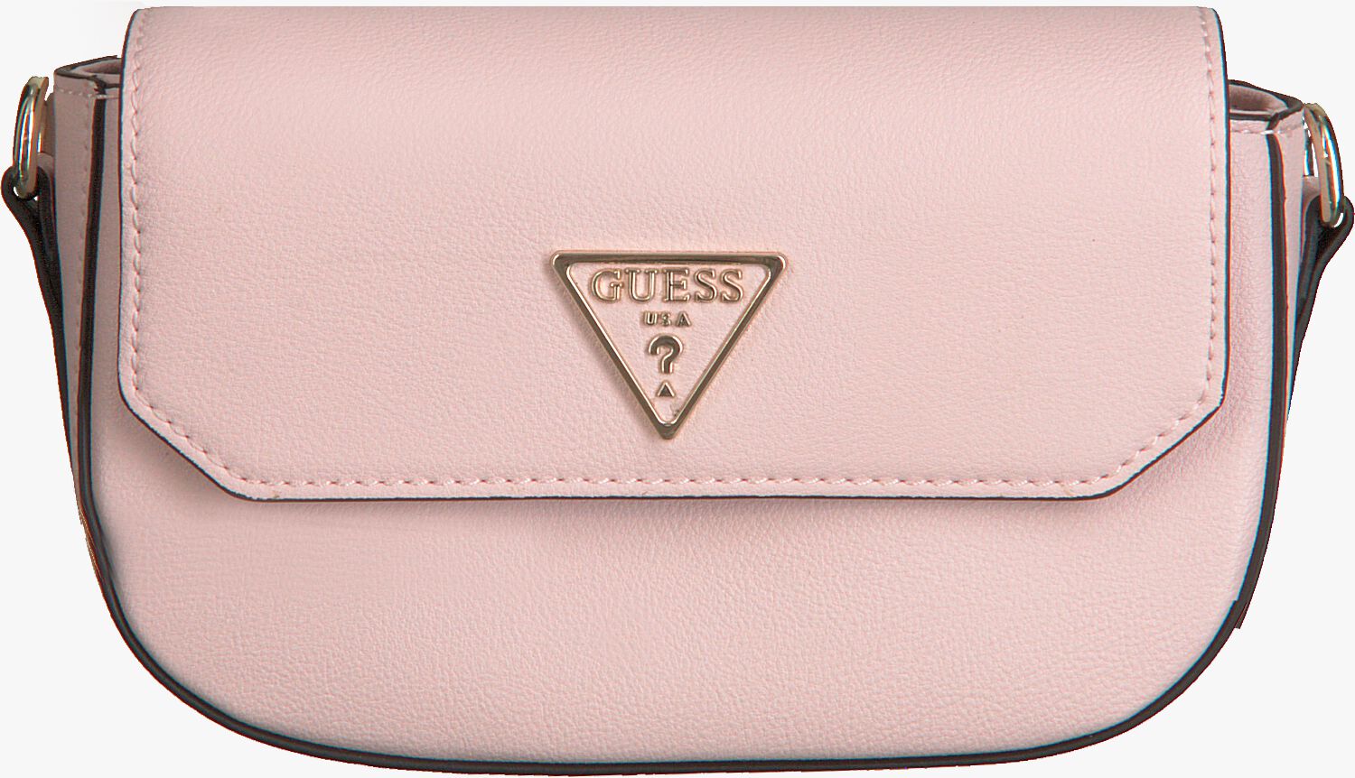 Roze GUESS AMBROSE MINI CROSSBODY FLAP Schoudertas Omoda