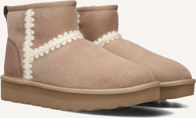 Taupe AYANA Vachtlaarzen SW4W035YW Taupe AYANA Vachtlaarzen SW4W035YW - large