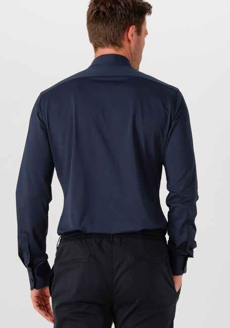 Donkerblauwe XACUS Klassiek overhemd ACTIVE SHIRT 558ML - large
