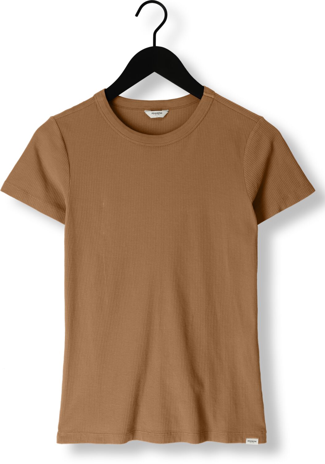 PENN & INK Dames Tops & T-shirts T-shirt Bruin