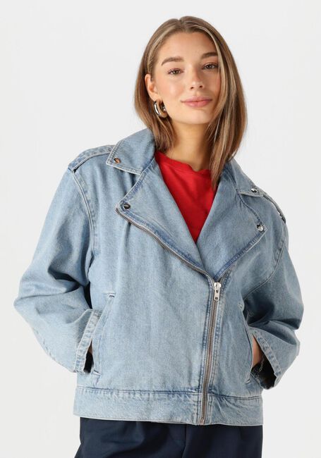 Lichtblauwe MODSTRÖM Spijkerjas IBENMD JACKET - large
