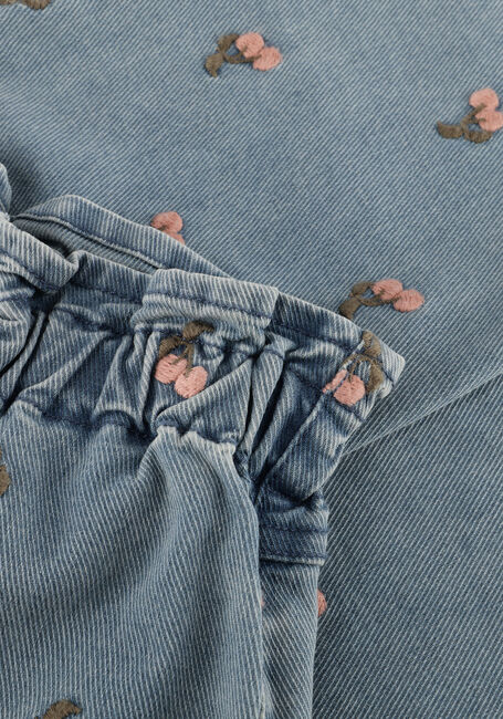 Lichtblauwe LIL' ATELIER Mom jeans NMFDEVA LOOSE EMB JEANS 2024-ES LIL - large