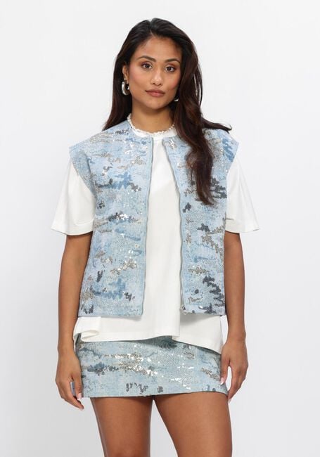 Lichtblauwe MOVES Gilet EVITS WAISTCOAT 4615 - large