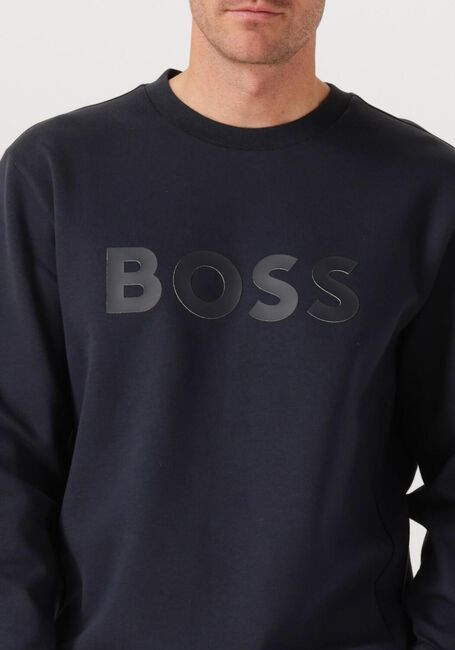 Donkerblauwe BOSS GREEN Trui SALBO - large