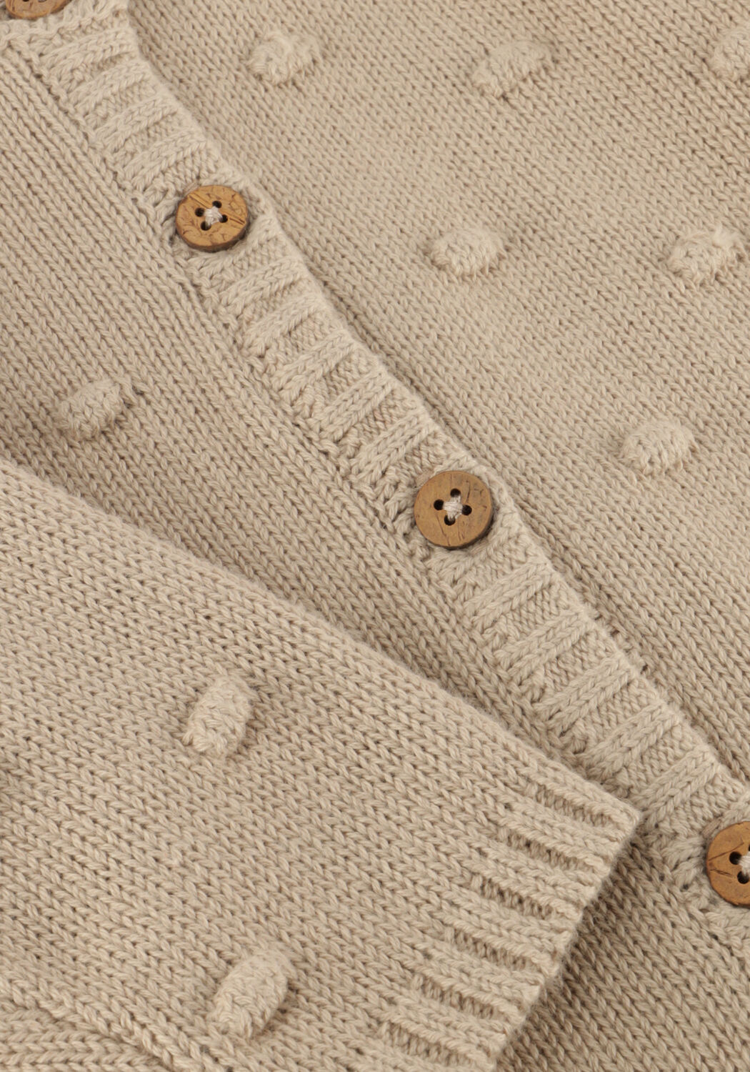 Beige LIL' ATELIER Vest NBNGABLE LS KNIT CARD LIL - large