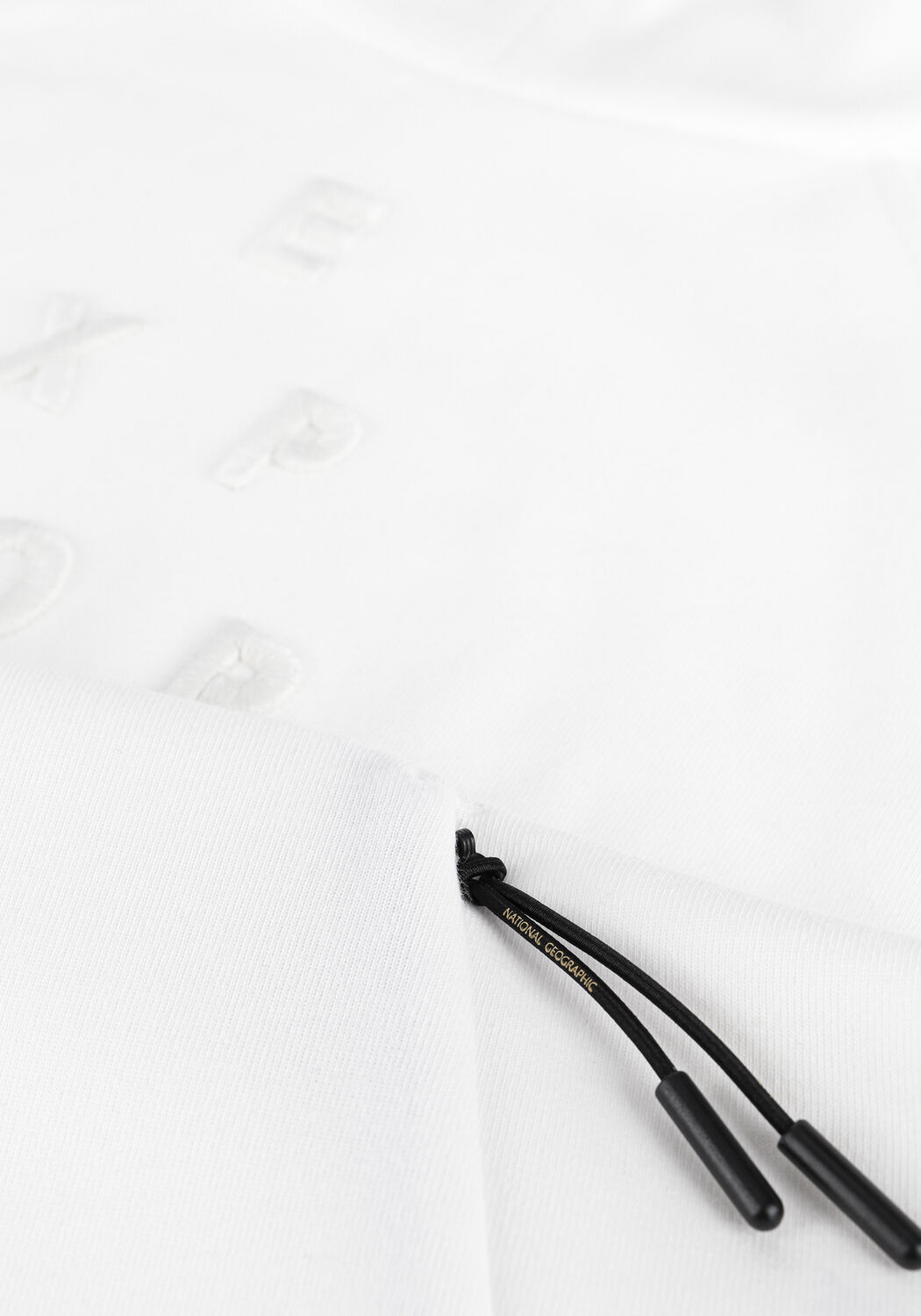 Witte NATIONAL GEOGRAPHIC Sweater CROPPED HOODY - large