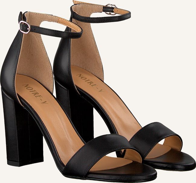 Zwarte NOTRE-V Platte sandalen 4706 Zwarte NOTRE-V Platte sandalen 4706 - large