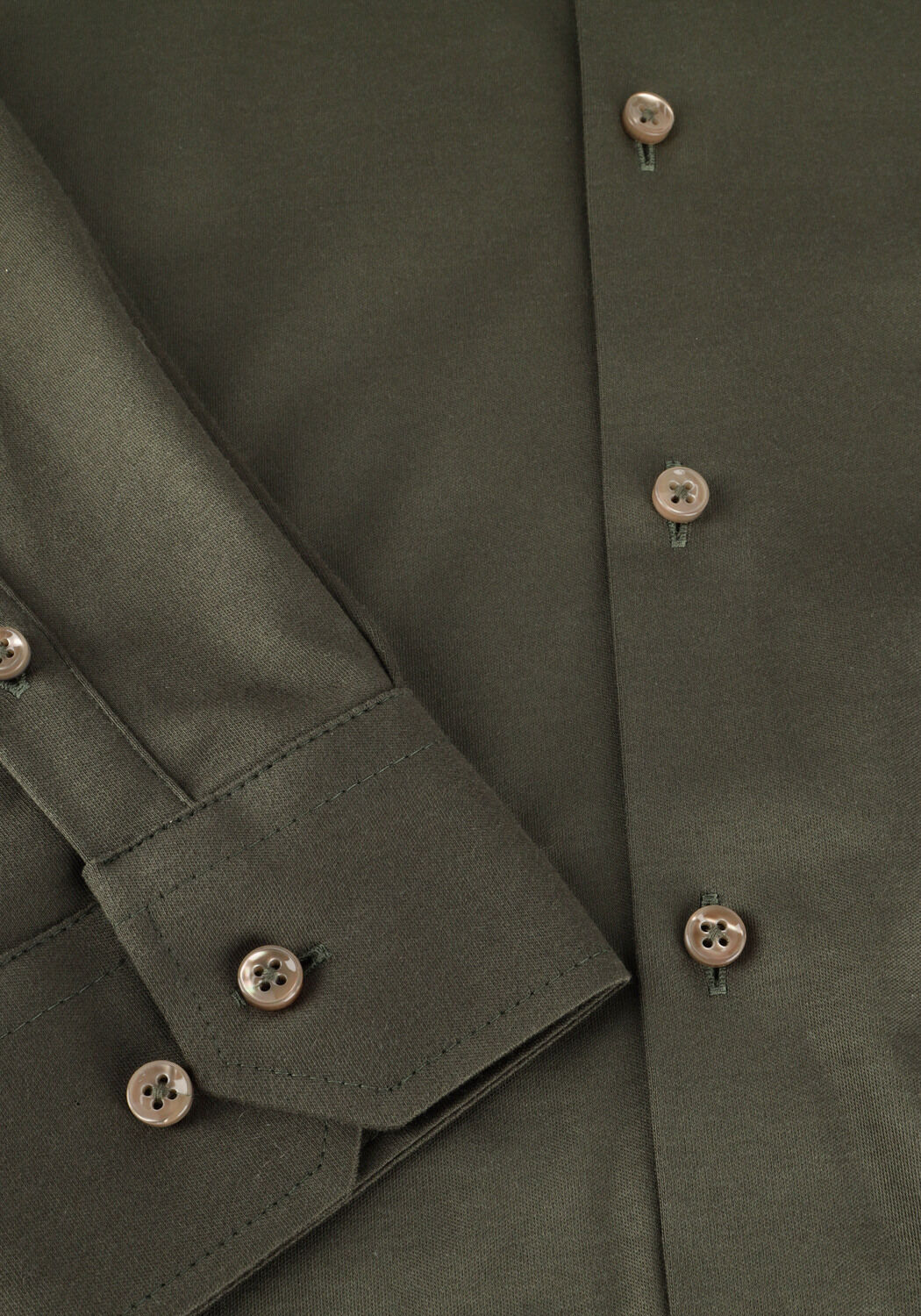 Groene DESOTO LUXURY Klassiek overhemd LUXURY HAI 1/1 - large