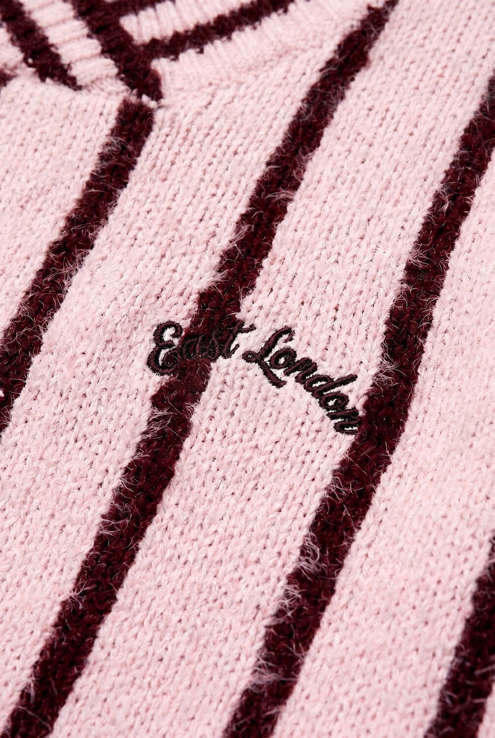 INDIAN BLUE JEANS Meisjes Truien & Vesten Knitwear Fuzzy Stripe Lichtroze
