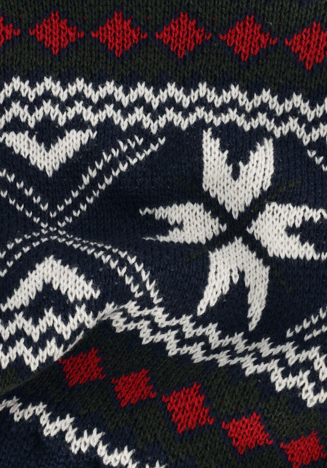 Blauwe SELECTED MEN Coltrui SLHFLAKE LS KNIT CABLE HIGH NE - large