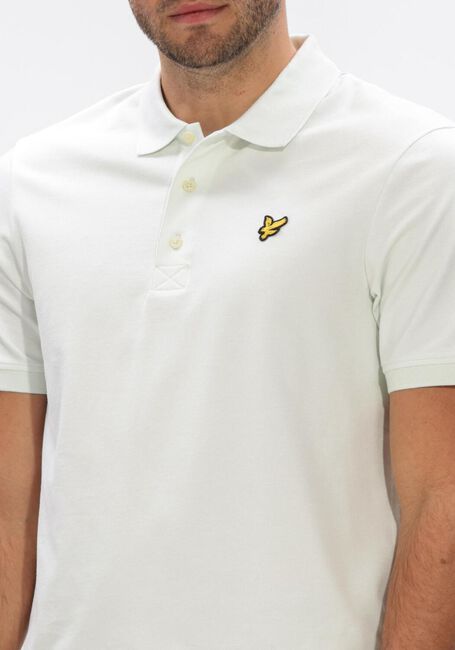 Lichtblauwe LYLE & SCOTT Polo PLAIN POLO SHIRT - large